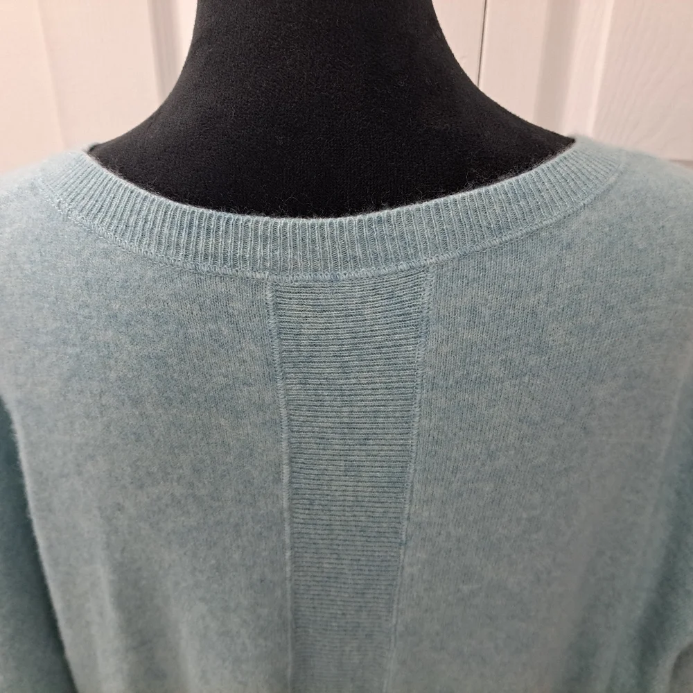 Wrap Baby Blue 100% Cashmere Pullover Sweater